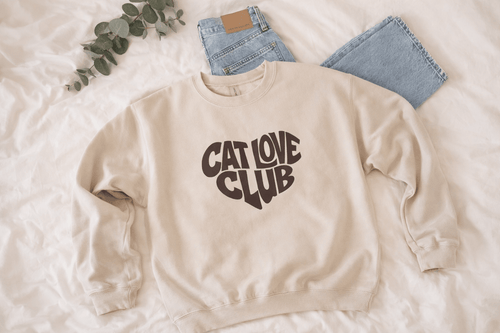 'CAT LOVE CLUB' Sweatshirt - Opuss Studio